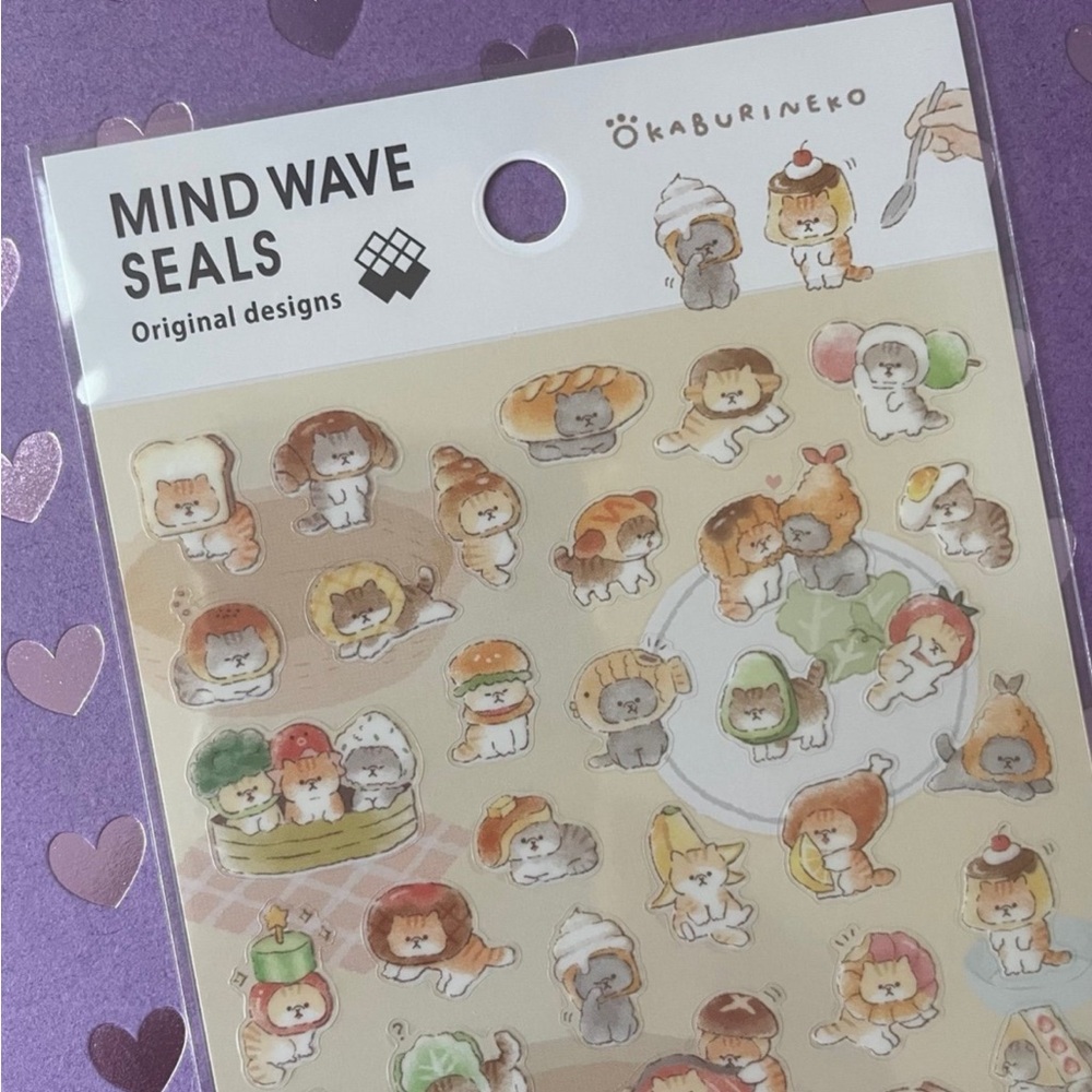 Mind wave Okaburineko cat stickers